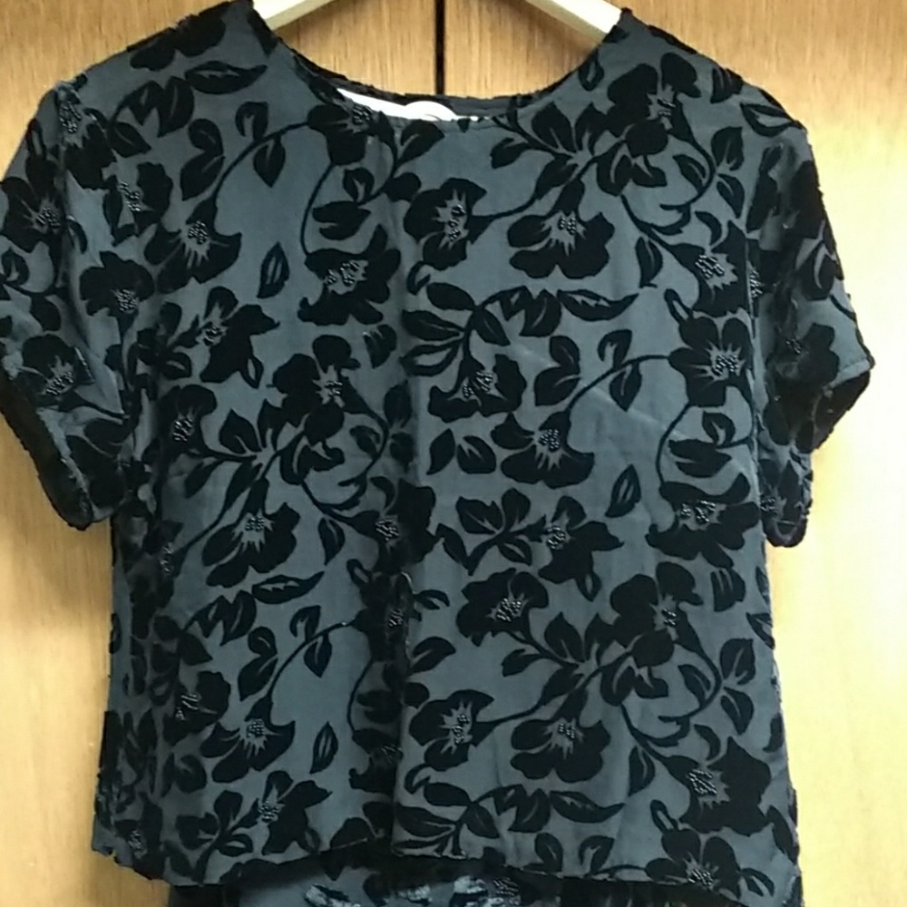 Two piece formal blouse and skirt